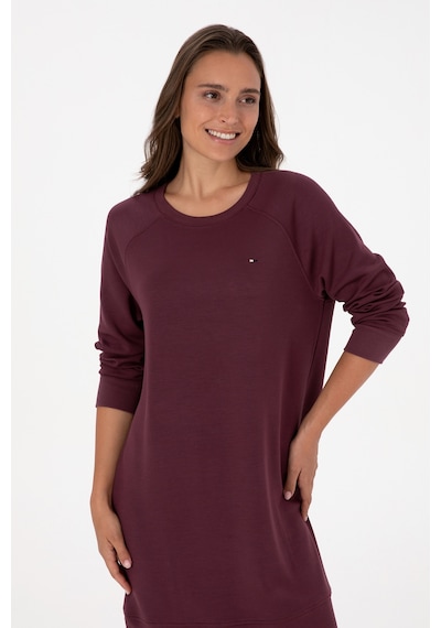 U.S. Polo Assn. Kadın Bordo Modal Karışımlı Mini Boy Bisiklet Yaka Örme Elbise 50313438-VR177