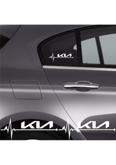 Kia Nitro İçin Uyumlu Aksesuar Oto Ritim Sticker 2 Adet 20 9 Cm