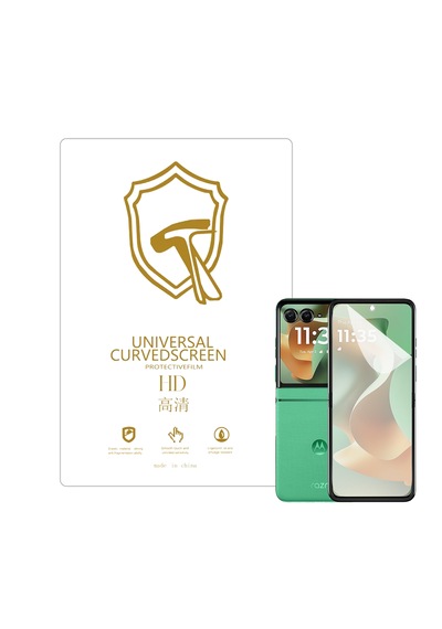 Microcase Motorola Razr 60 İle Uyumlu Full Tpu Nano Ön Ekran Koruma Filmi - Ekm101