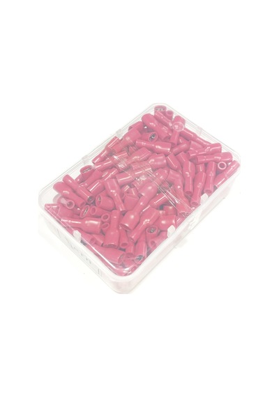 Tam İzoleli Dişi Faston Soket Kablo Ucu 0,8x6,35 0.5-1.5mm² Kırmızı 200 Adet