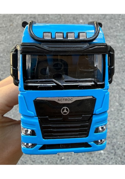 Mercedes Kafa Oynar Oyuncak Metal Taşıyıcı Tır Çekici Actroc Model Diecast 12 Cm Maket Koleksiyon Araba