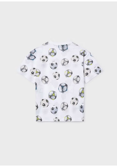 Mayoral Erkek Çocuk T-shirt 6038 Beyaz