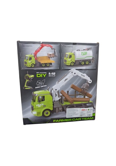 Ctoy Usb Şarjlı U/k Sök Tak Vinçli Kamyon 1:18 Yws972a Çok Renkli