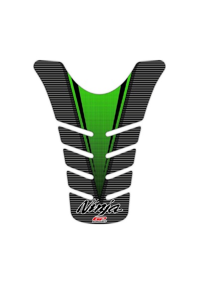 GP Kompozit Kawasaki Ninja 250 SL 2015 - 2016 Uyumlu Tank Pad Yeşil