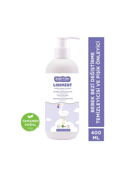 Bebek Bezi Değiştirme Temizleyicisi Ve Pişik Önleyici 400 Ml