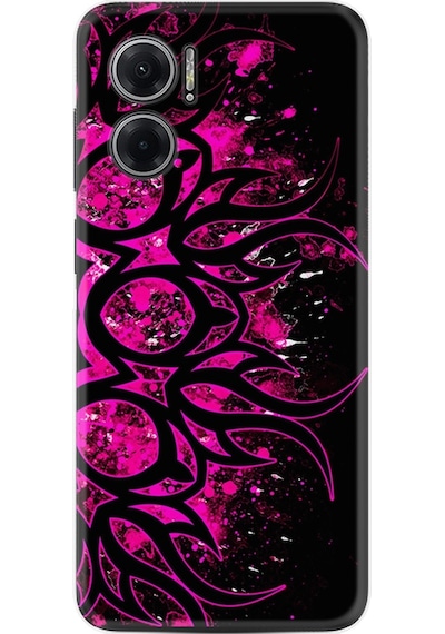 Xiaomi Redmi Note 11E Kilif Silikon Desen Purple Knife 1692 566393040