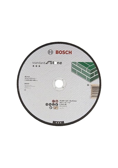 Professional Accessories Elmas Bıçak, 115 Mm, Gri
