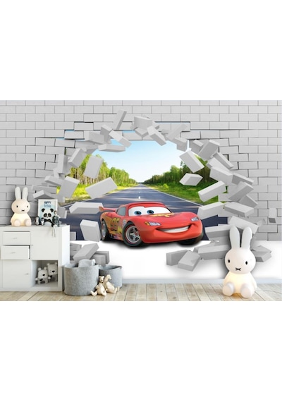 Şimşek Mcqueen Duvar Kağıdı (397454833)
