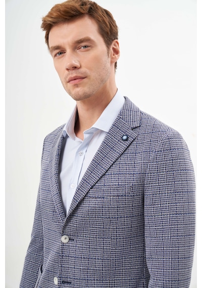 Morven Erkek Mavi Örme Slim Fit Torba Cep Mono Yaka Spor Ceket 24ms002011300 Mavi Morven Erkek Mavi Örme Slim Fit Torba Cep Mono Yaka Spor Ceket 24ms002011300 Mavi