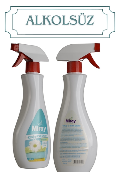 Miray Home Green Alkolsüz Kumaş ve Ortam Kokusu Sprey 500 ML