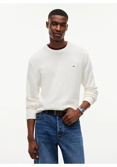 Tommy Hilfiger Erkek Marka Logolu Şık Görünüşlü Kış Kullanımına Uygun Beyaz Kazak Dm0dm21787 Ybh Tommy Hilfiger Erkek Marka Logolu Şık Görünüşlü Kış Kullanımına Uygun Beyaz Kazak Dm0dm21787 Ybh