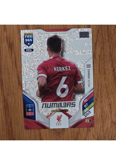 2026 Milos Kerkez Excellence Numbers Oyun Kartı Exc6