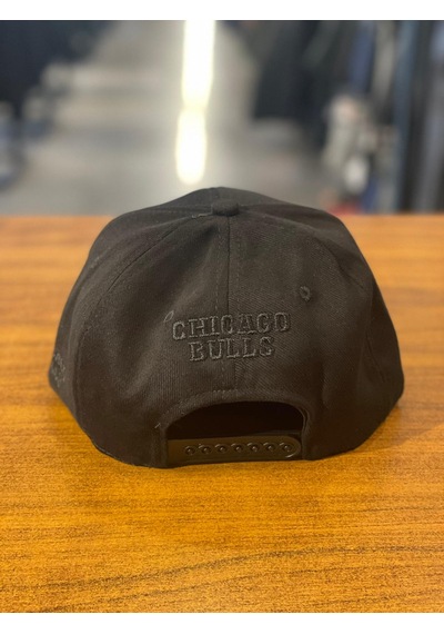 Hamze Chicago Bulls Nba Nakış Hip Hop Snapback Rapper Şapka Cap Siyah - Siyah