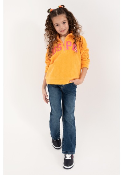 U.s. Polo Assn. Kız Çocuk Sweatshirt 50318062-vr244 Mango