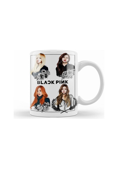 Black Pink Blackpink Kupa Bardak Porselen Karışık