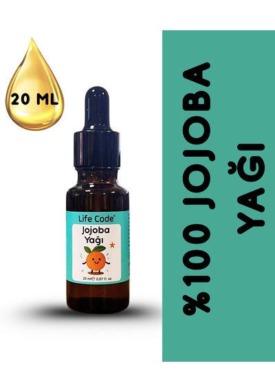 Life Code %100 Doğal Jojoba Yağı 20 Ml
