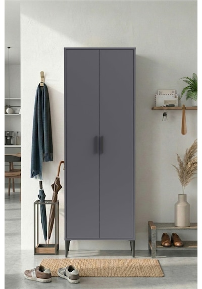 Harmony Ayakkabılık 65x190x37 Cm Antrasit Modern Tasarım