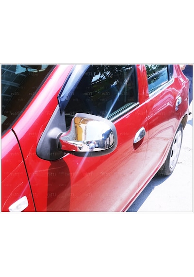 Dacia Sandero Paslanmaz Krom Ayna Kapağı 2 Prç. 2006-2012
