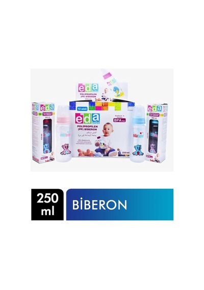 Lüx Eda Bebe Plipropilen 250 Ml Biberon 24'li Paket
