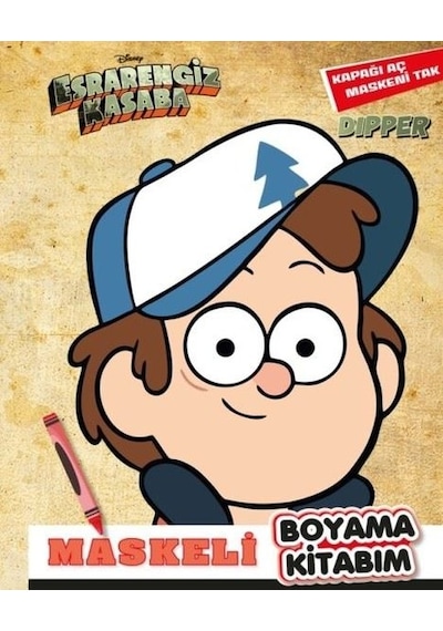 Disney Esrarengiz Kasaba - Dipper Maskeli Boyama Kitabım- Beta Kids