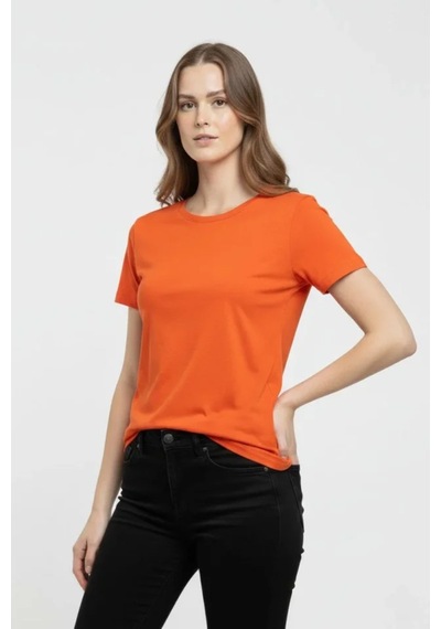 Butik İstanbul T-shirt Bisiklet Yaka Slim Fit Likralı Tişört Günlük Basic Body - Turuncu Butik İstanbul T-shirt Bisiklet Yaka Slim Fit Likralı Tişört Günlük Basic Body - Turuncu