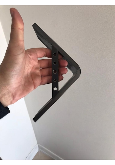 Tv Ünitesi Metal Ayak Tv Ünitesi Ayağı Siyah