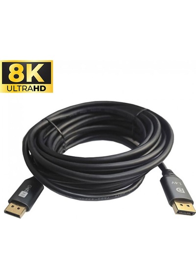 Display Port 8k Uhd V1.4 Display Erkek Erkek Ses Ve Görüntü Kablosu 5m