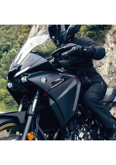 Yamaha Tracer 7 Yan Grenaj Orj. Tasarım Sticker Etiket Modeli