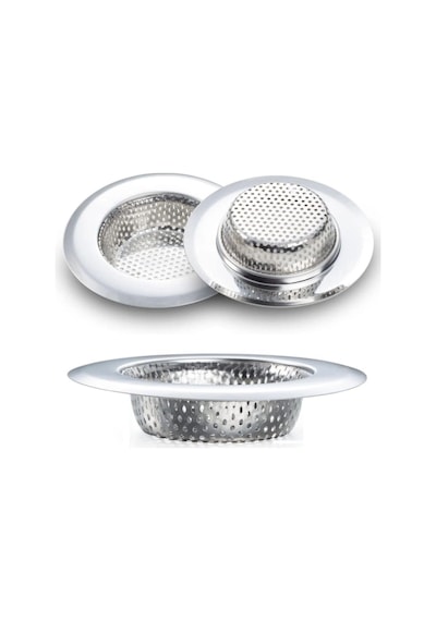 Paslanmaz Çelik Lavabo Süzgeci, 11.5 Cm, Büyük Boy, Evye Süzgeci, Amerikan Lavabo Süzgeci