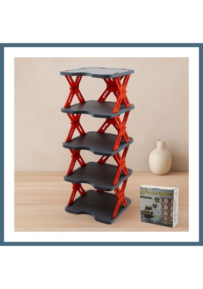 Bezos 5 Katlı Katlanabilir Akordeon Plastik Ayakkabılık 27x27 Cm Agc Çok Renkli Bezos 5 Katlı Katlanabilir Akordeon Plastik Ayakkabılık 27x27 Cm Agc Çok Renkli