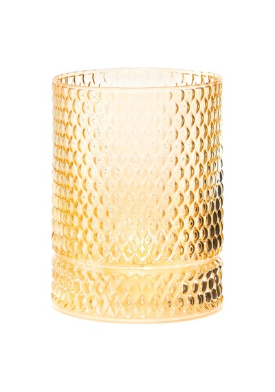 Amber Diamond Cam Vazo/mumluk 14 Cm