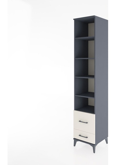 Hyperion Dolap 5 Raflı 2 Çekmeceli 44x44x221 Antrasit-aytaşı Antrasit Hyperion Dolap 5 Raflı 2 Çekmeceli 44x44x221 Antrasit-aytaşı Antrasit