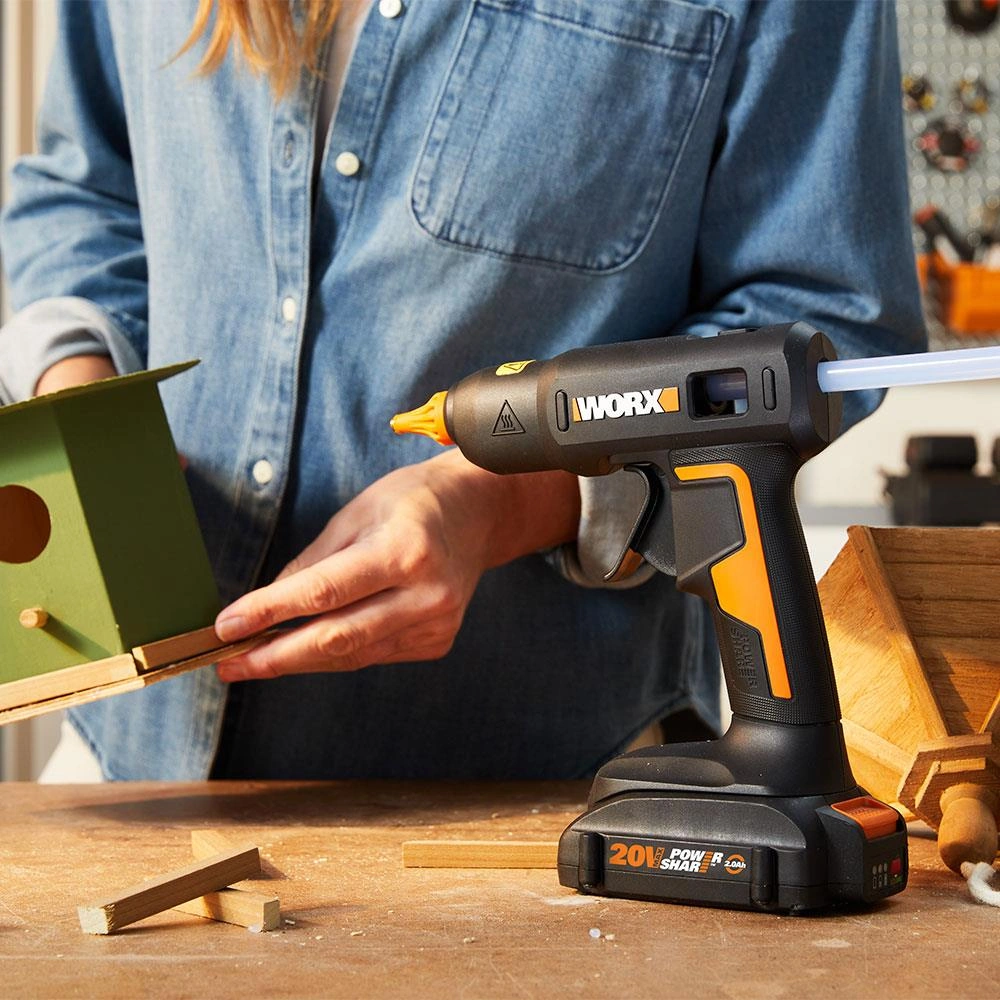Worx Wx045.9 20volt 11mm Profesyonel Sıcak Mum Silikon Tabancası
