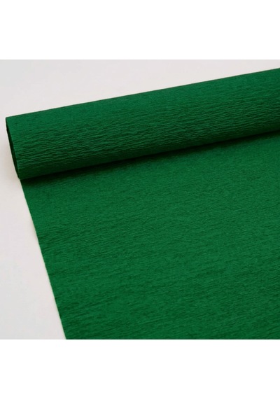Italyan Krapon Kağıdı Çiçekçi Krep Kağıdı Grapon Kağıdı 180gr 50x250cm Yeşil