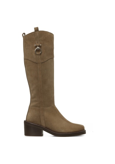 Nine West Nuıt 4pr Taba Kadın Topuklu Çizme 000000000101922763 Taba