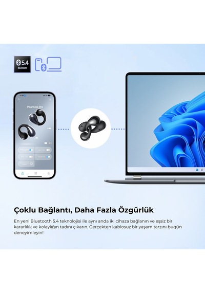 Soundpeats Pearlclip Pro Bluetooth 6.0 Kulak İçi Kulaklık
