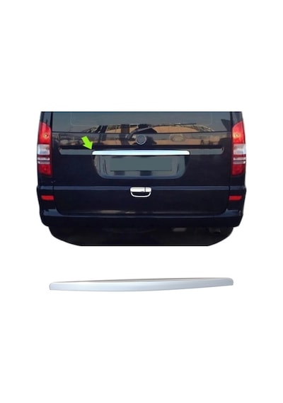 Mercedes Viano W639 Krom Bagaj Çıtası P.çelik 2003-2014 Arası