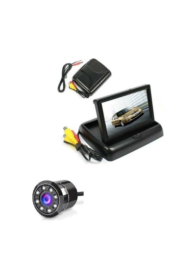 Gpr Geri Görüş Monitörü 4.3" Katlanabilir Ekran Kamera