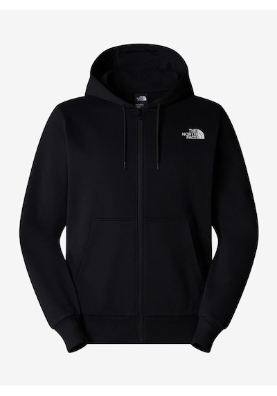 The North Face M Simple Dome Full Zip Hoodie Erkek Sweatshirt Siyah
