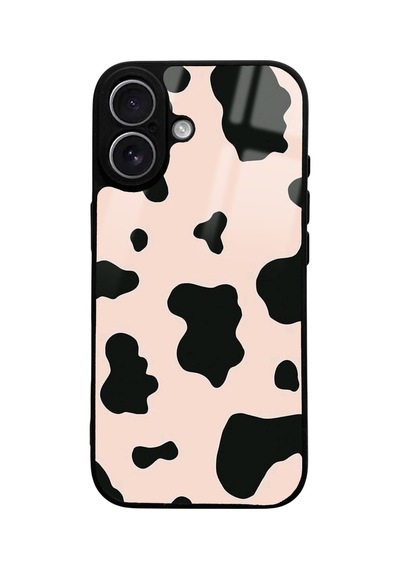 Apple Uyumlu iPhone 17 Pink Milky Tasarımlı Glossy Telefon Kılıfı Uyumlu Çok Renkli