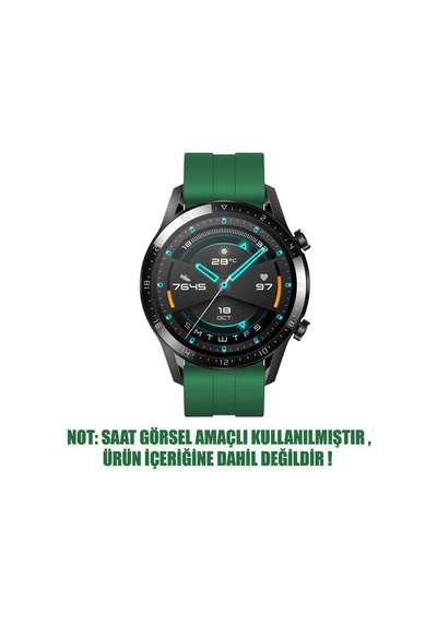 Xiaomi Watch 5 İçin Kordon, Silicone Rapidbands Koyu Yeşil Watch 5 İle Uyumlu Kordon - Koyu Yeşil Çok Renkli