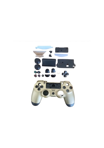 Playstation 4 Uyumlu Kasa Joystick V1 Full Kasa Tuş Takımı Gold