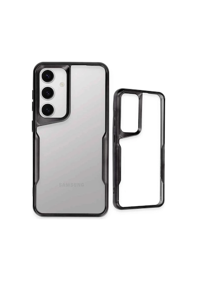 Samsung Galaxy S24 Kılıf Boyi Silikon Kapak - Titan Gri 0.2M-Çok Renkli