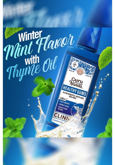 Gurunanda Clinical Healthy Gums Winter Mint Ağız Çalkalama Suyu 500ml