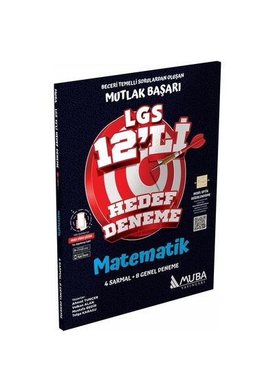 Muba Yayınları 8. Sınıf 12'li Matematik Hedef Deneme