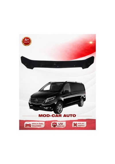 Mercedes Vito 2006-2013 Kaput Rüzgarlığı 4mm Premium A+