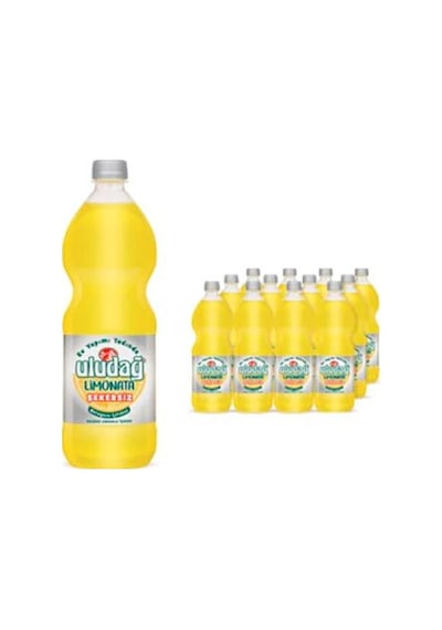 Uludağ Limonata Şekersiz 12 x 1 L