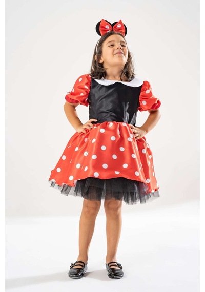 Minnie Kırmızı Renk Taç Kırmızı