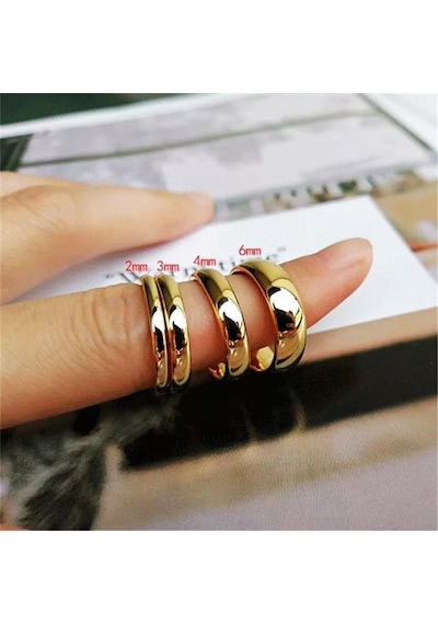 Sefa Gold 3mm Sarı Düz Bombe Klasik Alyans 001
