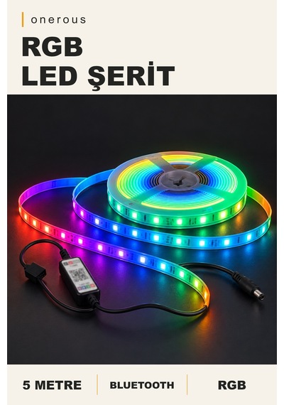 Onerous 5 M Rgb Led Şerit, Bluetooth